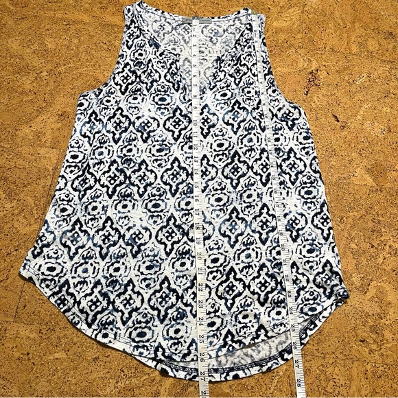 Athleta Newport Easy Medallion 100% Linen Racerback Tank Top Sz S - Picture 10 of 10